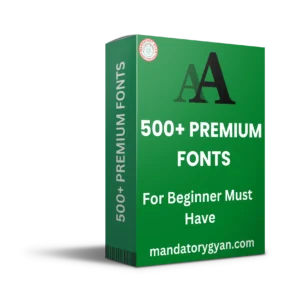 500+ PREMIUM FONTS