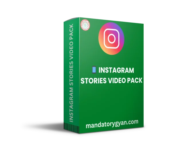 INSTAGRAM STORIES VIDEO PACK